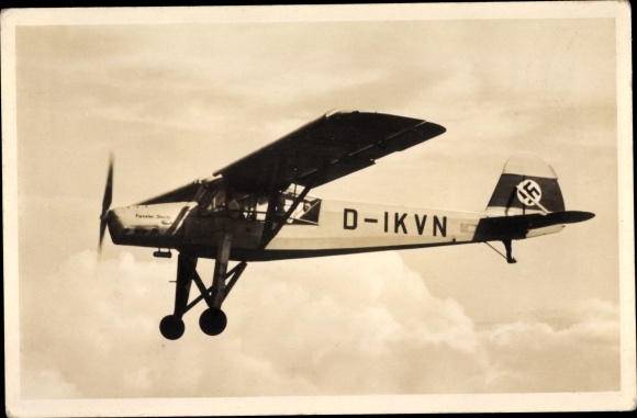 PC Deutsche Luftwaffe, Fieseler Storch Fi 156 fighter plane, D-IKVN