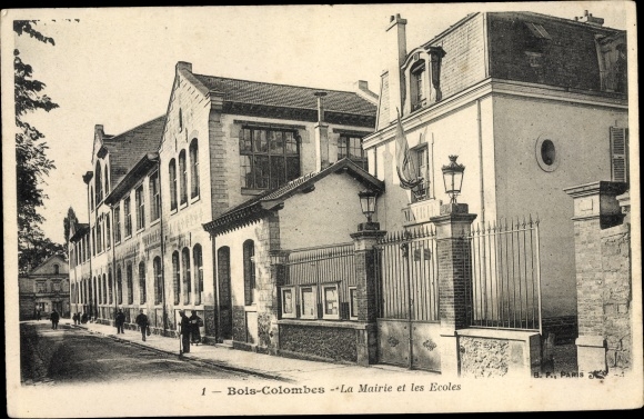 KP Bois Colombes Hauts de Seine, La Mairie et les Ecoles