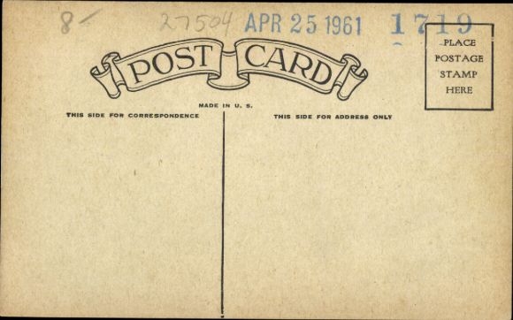 Postcard Playing Cards, Card Reading, Men's Card