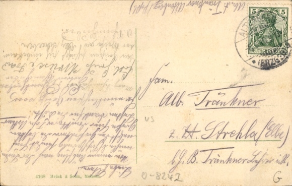 Postcard Hirschsprung Altenberg Erzgebirge, Gasthof zur Ladenmühle