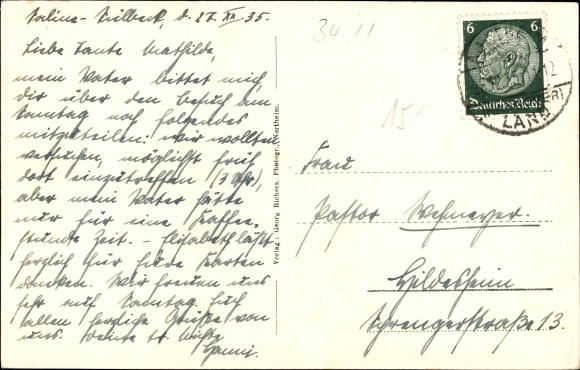 Postcard Northeim in Lower Saxony, Hollenstedter Mühle