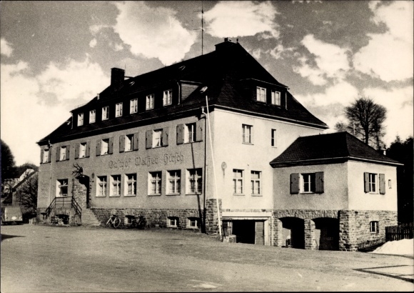 Ak Rübenau Marienberg in het Ertsgebergte van Saksen, Gasthof Weißer Hirsch