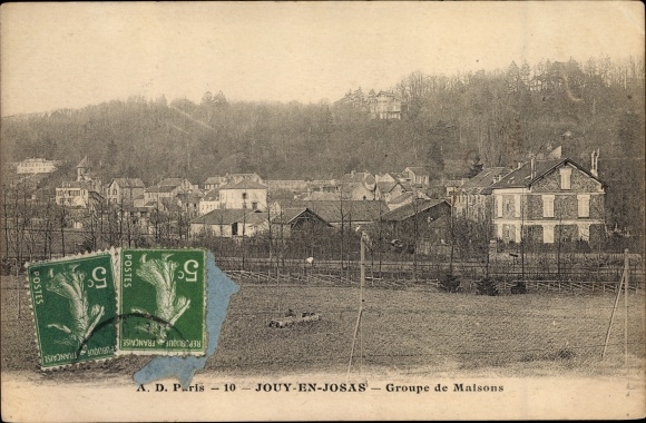 Postcard Jouy en Josas Yvelines, Group of Houses