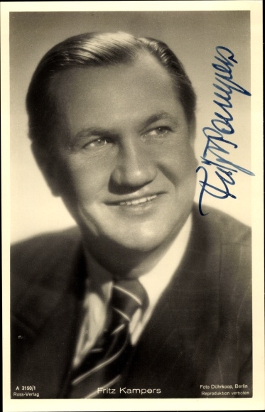 Postcard actor Fritz Kampers, Ross 3150/1