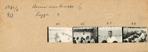 Contact print photos Berlin Kreuzberg, Oranienstraße 6, Rogge, worker, 4 photos approx. 4x2 cm