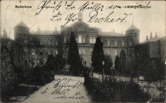 Postcard Bad Bederkesa Geestland Lower Saxony, The Royal Seminary