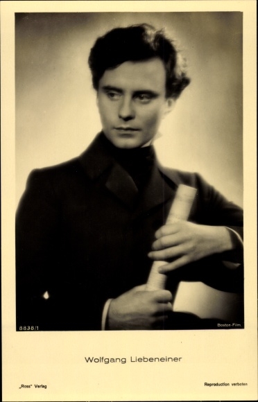 Ak-acteur Wolfgang Liebeneiner, Portrait, Ross Verlag 8838 1