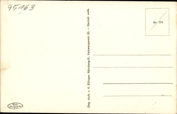 Postcard Weißenstadt in the valley of the Eger Fichtelgebirge, accommodation house of the FGV at the Ochsenkopf