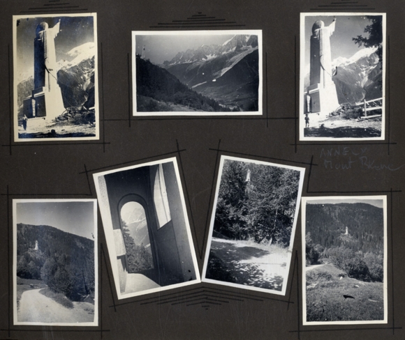 Photo album alpinism, mountaineers, glaciers, snow