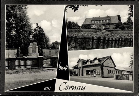 Ak Cornau Drebber Nedersaksen, gedeeltelijk uitzicht, winkel