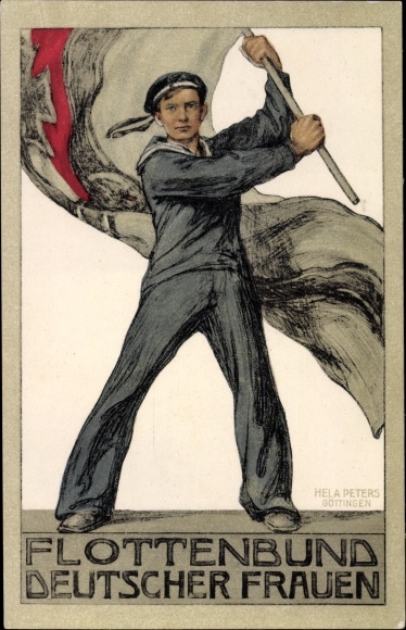 Artist PC Peters, Hela, Fleet Association of German Women, Sailor, Empire