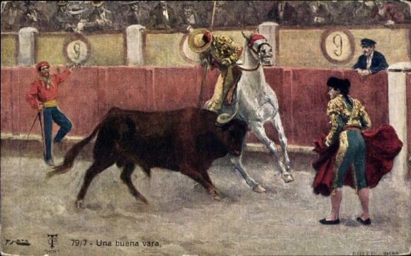 Ak Corrida de Toros, Una buena vara