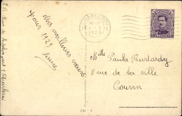 Artist Postcard Corbella, T., Happy New Year, portrait of a Woman
