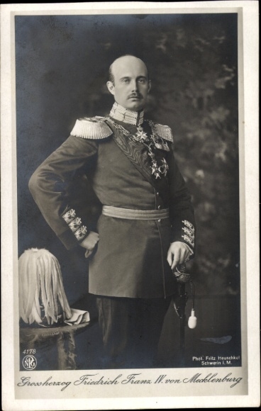 PC Grand Duke Friedrich Franz IV of Mecklenburg Schwerin, portrait in uniform
