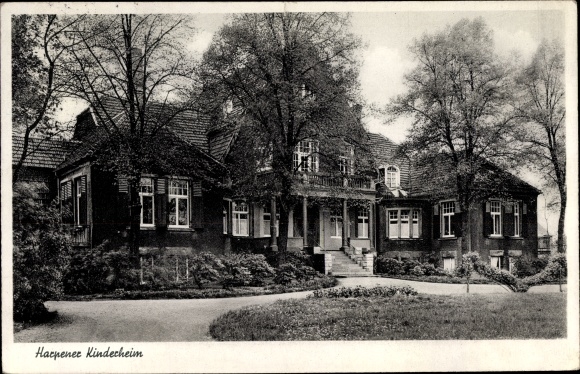 Postcard Bad Sassendorf in the district of Soest, Harpen children&#39;s home