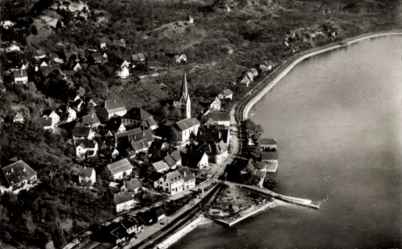 Ak Sipplingen aan het Bodenmeer, luchtfoto