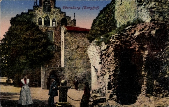KP Bad Münster am Stein, Ebernburg, Burghof