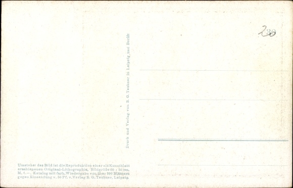 Artist Postcard Bauer, Karl, poet and writer Johann Wolfgang von Goethe