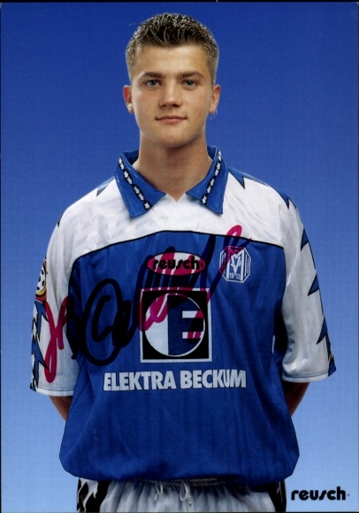 Autogrammkarte Fußballer Holger Wehlage, SV Meppen, Autogramm
