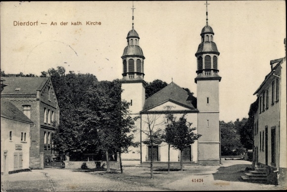 PC Dierdorf in the Westerwald, lot at the Catholic Church