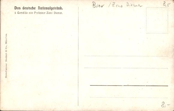 Artist PC Diemer, Zeno, war journey of the emperors, beer, the German national drink