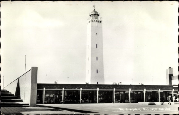 Postcard Noordwijk aan Zee South Holland, Vuurtorenplein