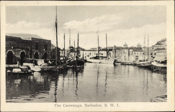 Postcard Barbados, The Careenage