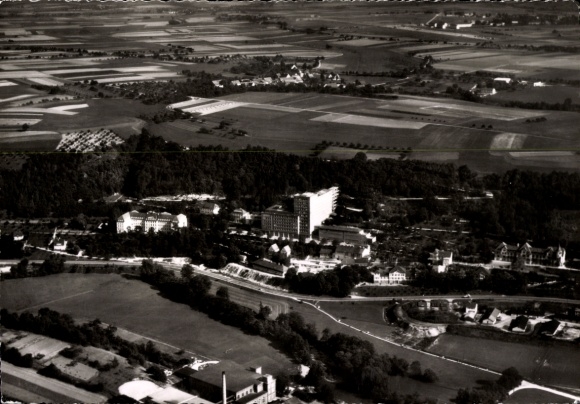 Ak Schwäbisch Hall in Württemberg, Fliegeraufnahme