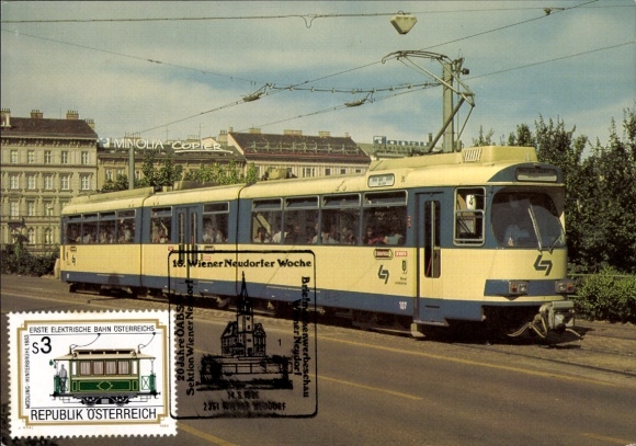 Wagony kolejowe KP AG Wiedeńskich Kolei Lokalnych Badner Bahn WLB seria 100 seria 101-110