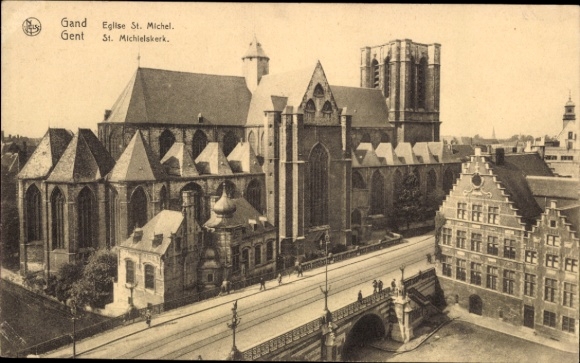 KP Gand Gent Flandria Wschodnia, Eglise St. Michel, St. Michielskerk, most, budynek