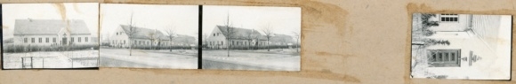 Contact print photos Berlin Reinickendorf, Kaiserin Augusta Allee, infant care, 4 photos approx. 2x4cm