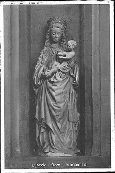 16 Glas Negative Lübeck, Holstentor, Dom Innenansichten, Orgel, Marienbild, Chor