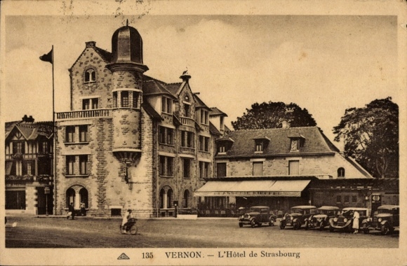 CPA Vernon Eure, Hôtel de Strasbourg