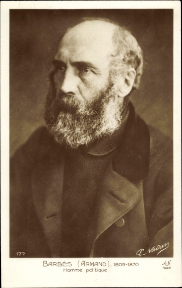 KP Francuski polityk Armand Barbès, portret