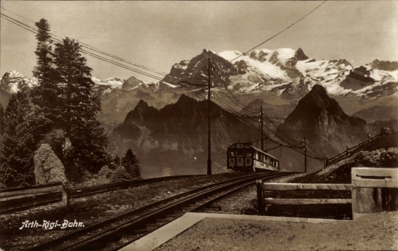KP Arth Canton Schwyz, kolej Arth-Rigi, kolej górska
