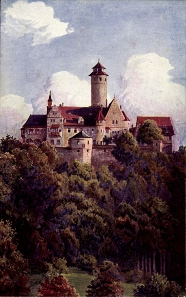 Postcard Bamberg in Upper Franconia, Altenburg