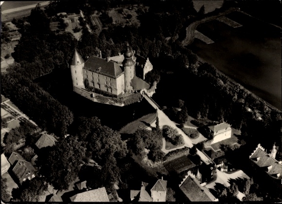Photo Gemen Borken in Westphalia, Castle, aerial photograph