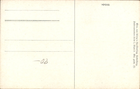 Studentika Artist Postcard Mühlberg, Georg, Rejection after the Mensur