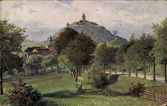 Ak Seitenroda in Thüringen, Leuchtenburg