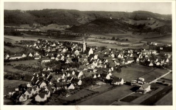 Ak Entringen Ammerbuch in Baden Württemberg, Hohenentringen, luchtfoto