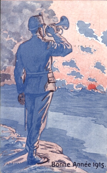 Artist PC Switzerland, Soldier, New Year 1915
