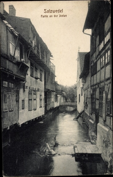 Postcard Salzwedel in the Altmark, on the Jeetze
