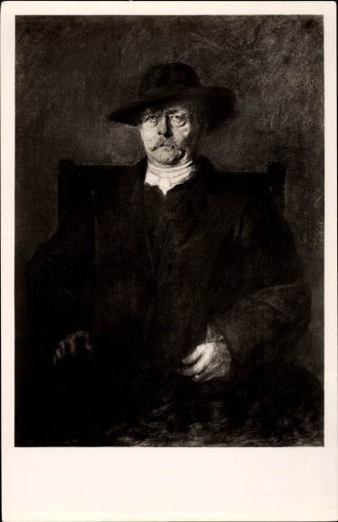 Künstler Ak Lenbach, F. v., Fürst Otto von Bismarck, Portrait
