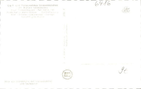 PC Poppenhausen on the Wasserkuppe Rhön, Pension Grabenhöfchen, panorama