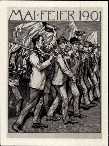 Collection picture history of the German labor movement, May 38 celebration 1901