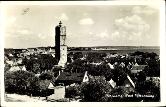 Postcard West Terschelling Friesland Netherlands, Panorama