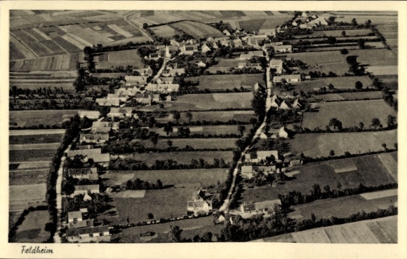 Ak Feldheim bij Treuenbrietzen Beelitz in der Mark, luchtfoto