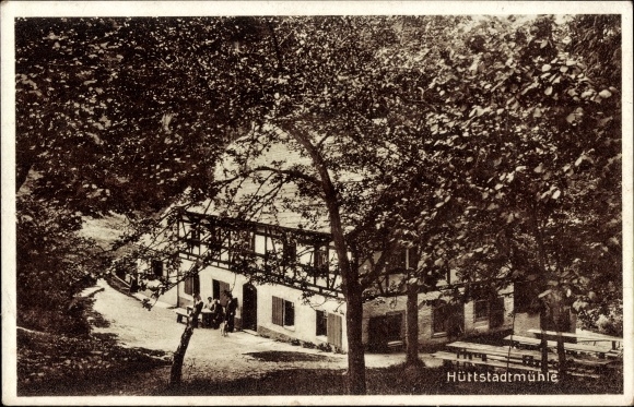 Ak Ansprung Marienberg im Erzgebirge Sachsen, Hüttstadtmühle