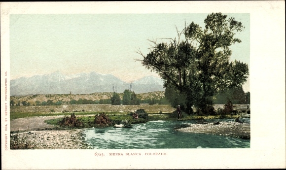 Briefkaart Colorado Verenigde Staten, Sierra Blanca