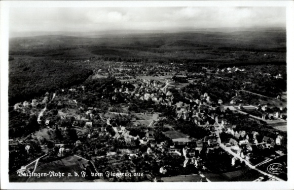 Postcard Vaihingen on the Fildern Rohr Stuttgart on the Neckar, aerial photograph